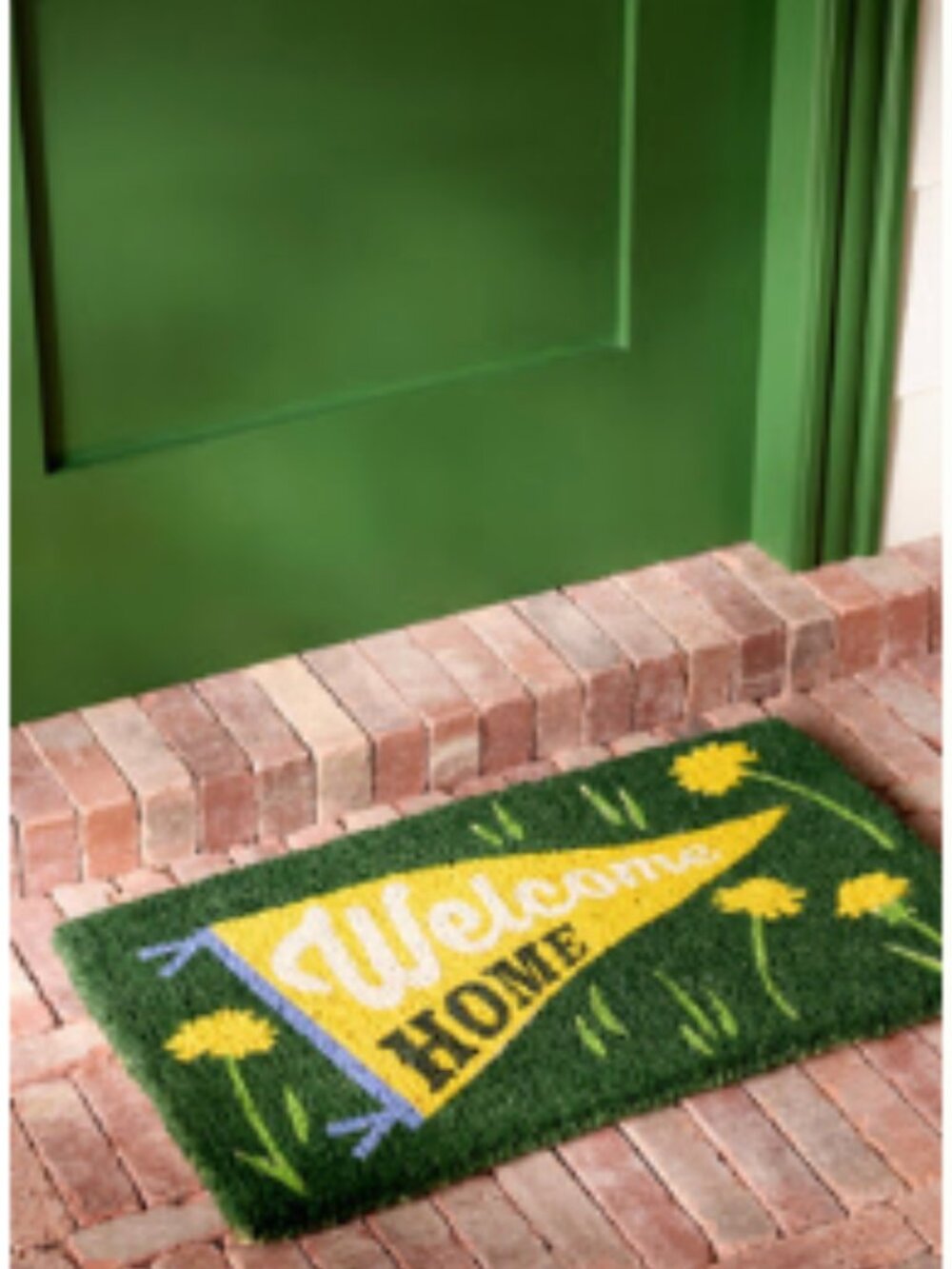 [NWT] ANTHROPOLOGIE - Welcome Home Pennant Coir Printed Doormat